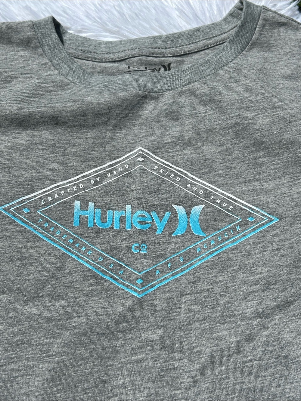Hurley Boy's Wayward Tide T-Shirt Grey Heather Size XL NEW Buckle Exclusive - Picture 11 of 16